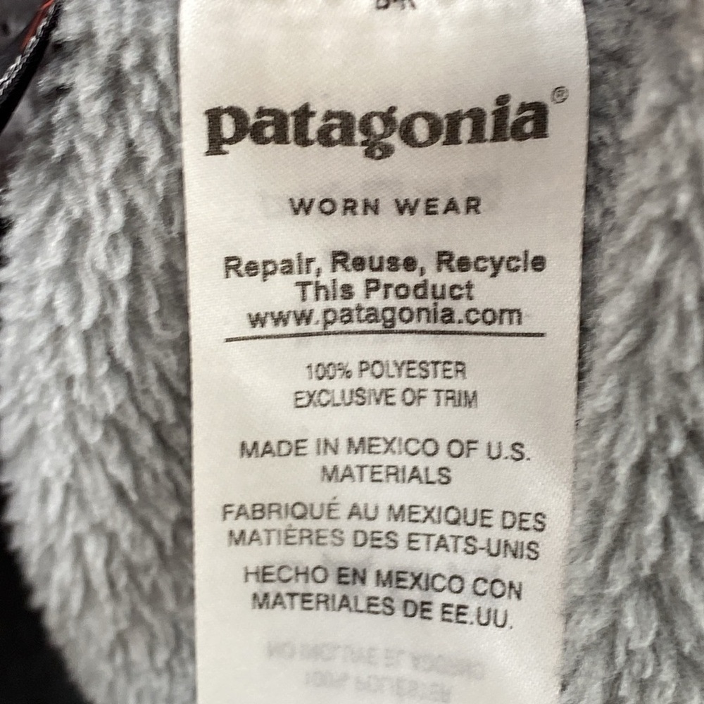 Patagonia Women's Re-Tool Snap-T Pullover Tailored Grey Dolomite Blue Pullover L - Picture 6 of 8